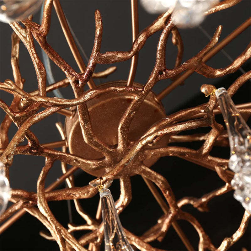 Anitra Modern Branch Chandelier Drop Flower D 31.5" chandeliers for dining room,chandeliers for stairways,chandeliers for foyer,chandeliers for bedrooms,chandeliers for kitchen,chandeliers for living room Rbrights