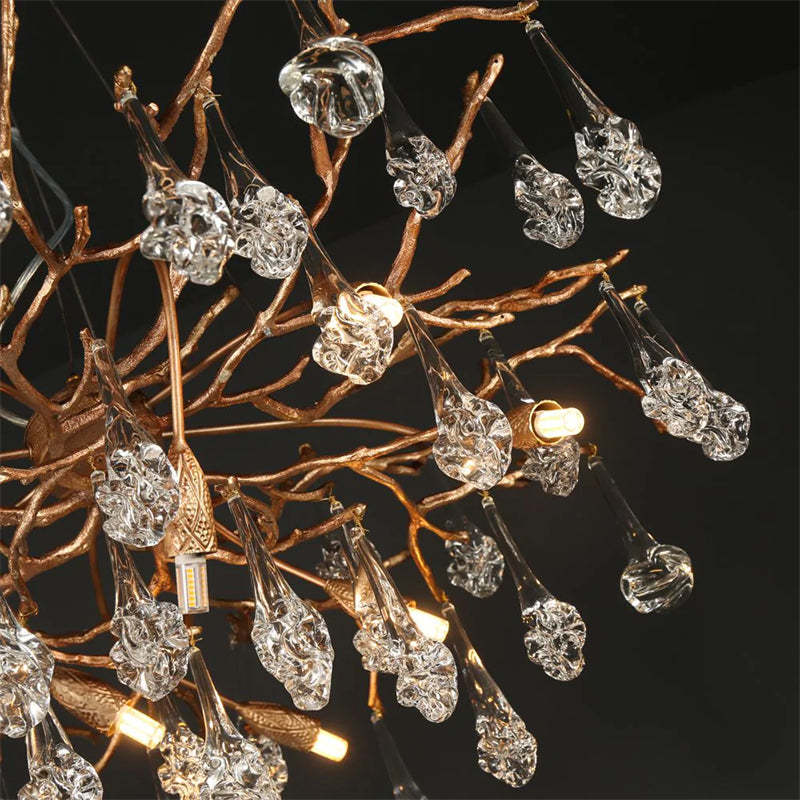 Anitra Modern Branch Chandelier Drop Flower D 39.3" chandeliers for dining room,chandeliers for stairways,chandeliers for foyer,chandeliers for bedrooms,chandeliers for kitchen,chandeliers for living room Rbrights