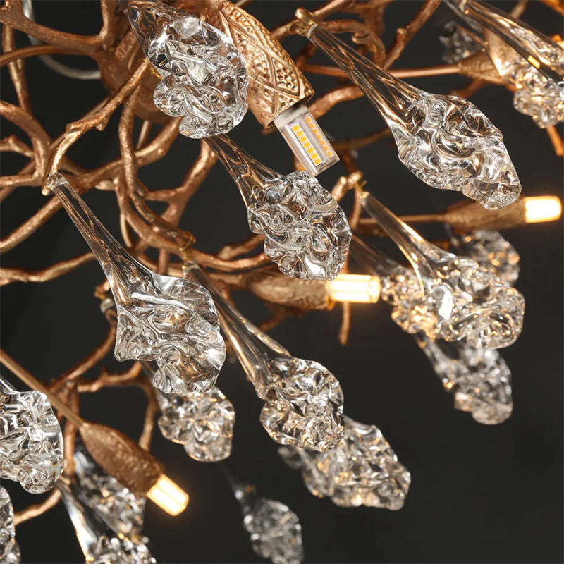 Anitra Modern Branch Chandelier Drop Flower D 39.3" chandeliers for dining room,chandeliers for stairways,chandeliers for foyer,chandeliers for bedrooms,chandeliers for kitchen,chandeliers for living room Rbrights