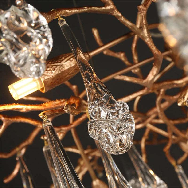 Anitra Modern Branch Chandelier Drop Flower D 39.3" chandeliers for dining room,chandeliers for stairways,chandeliers for foyer,chandeliers for bedrooms,chandeliers for kitchen,chandeliers for living room Rbrights