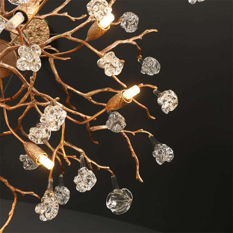 Anitra Modern Branch Chandelier Drop Flower D 39.3" chandeliers for dining room,chandeliers for stairways,chandeliers for foyer,chandeliers for bedrooms,chandeliers for kitchen,chandeliers for living room Rbrights