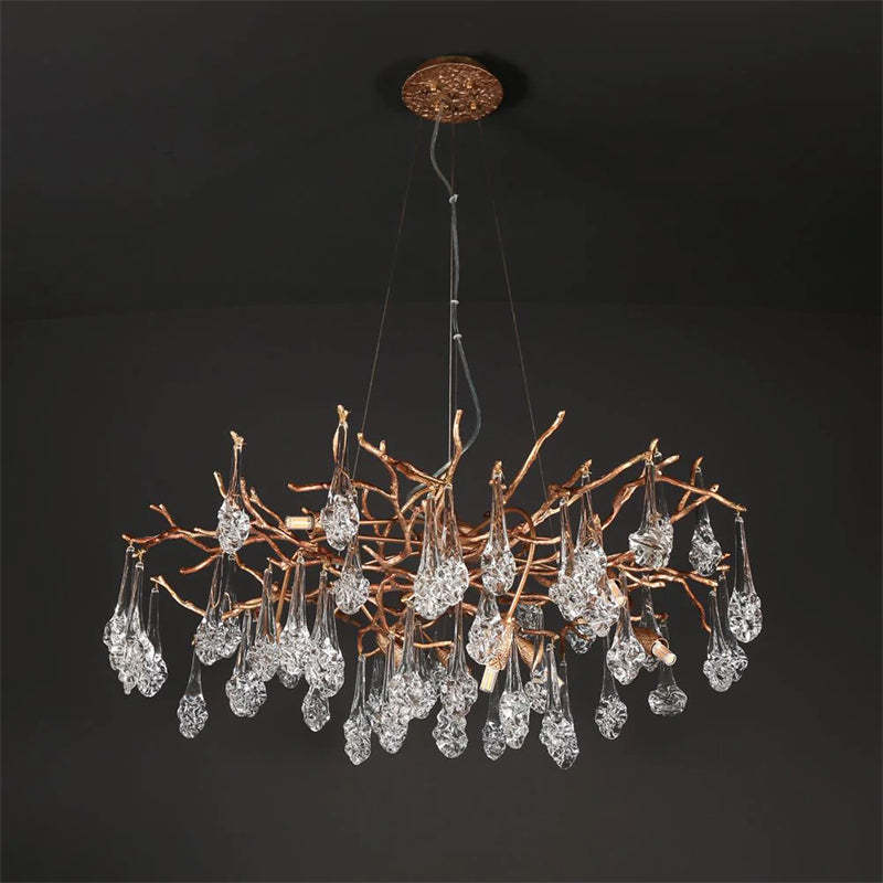 Anitra Modern Branch Chandelier Drop Flower D 39.3" chandeliers for dining room,chandeliers for stairways,chandeliers for foyer,chandeliers for bedrooms,chandeliers for kitchen,chandeliers for living room Rbrights
