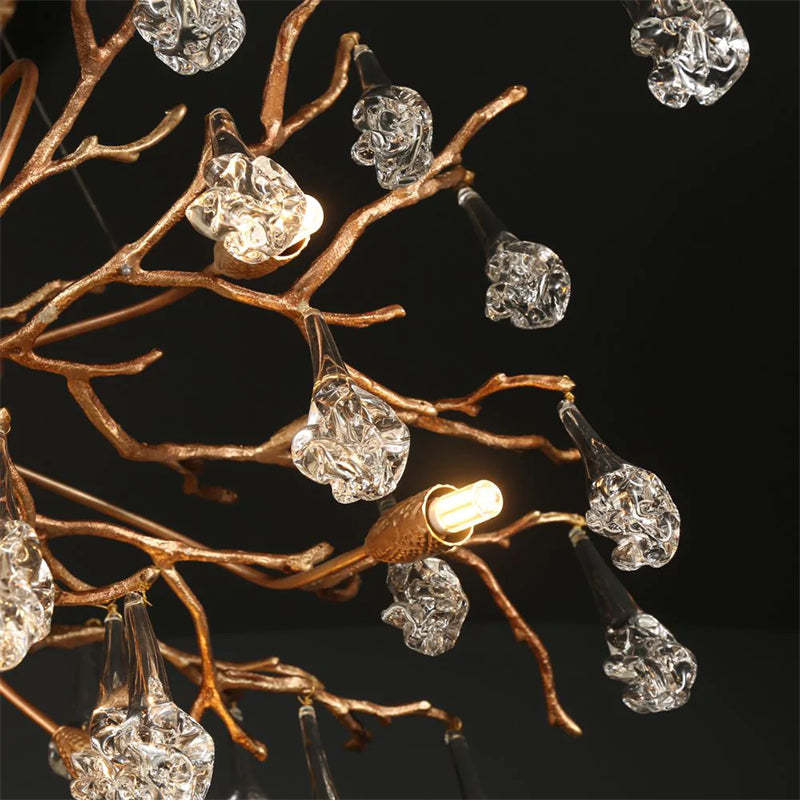Anitra Modern Branch Chandelier Drop Flower D 39.3" chandeliers for dining room,chandeliers for stairways,chandeliers for foyer,chandeliers for bedrooms,chandeliers for kitchen,chandeliers for living room Rbrights