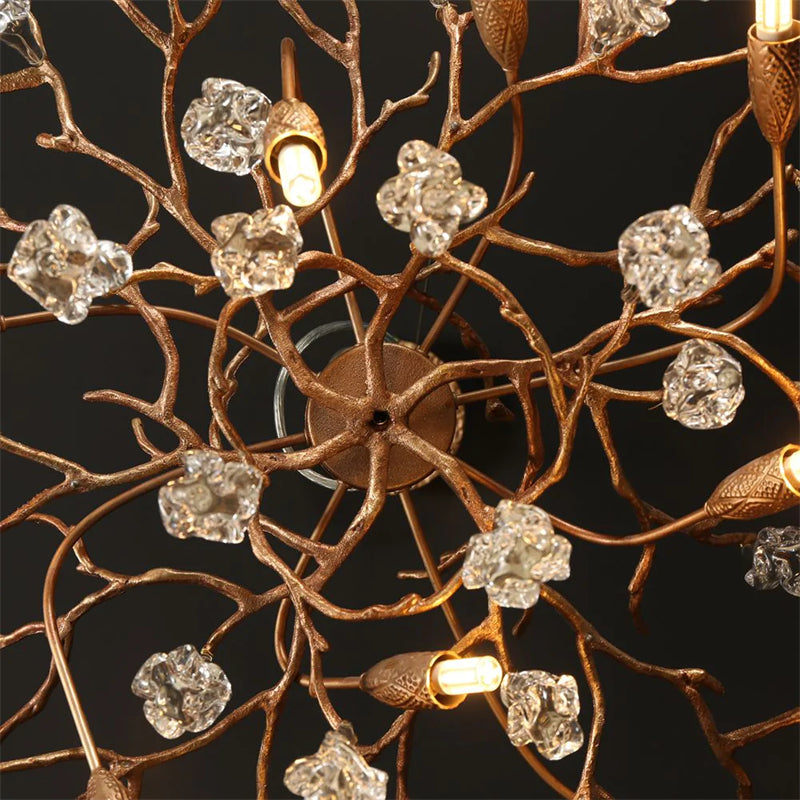 Anitra Modern Branch Chandelier Drop Flower D 39.3" chandeliers for dining room,chandeliers for stairways,chandeliers for foyer,chandeliers for bedrooms,chandeliers for kitchen,chandeliers for living room Rbrights   