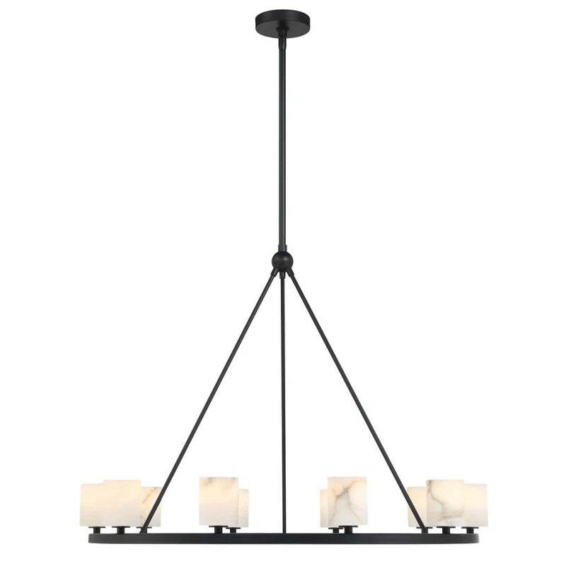 Agron 12 Light Alabaster Chandelier