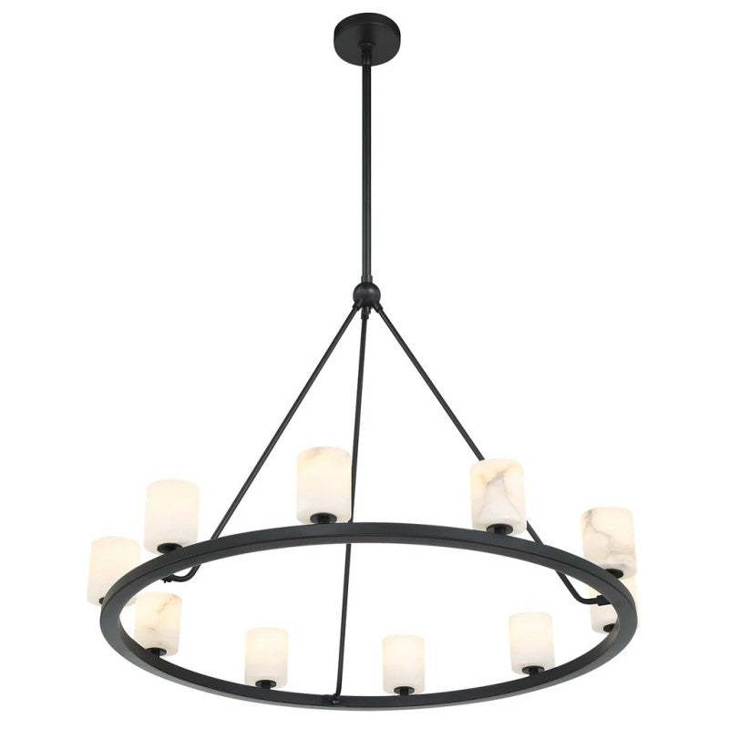 Agron 12 Light Alabaster Chandelier