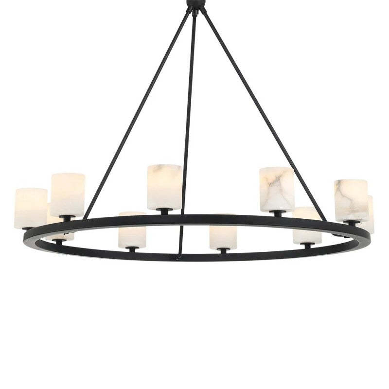 Agron 12 Light Alabaster Chandelier