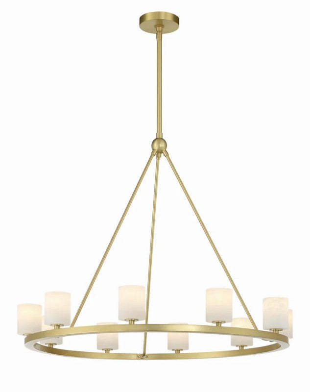 Agron 12 Light Alabaster Chandelier