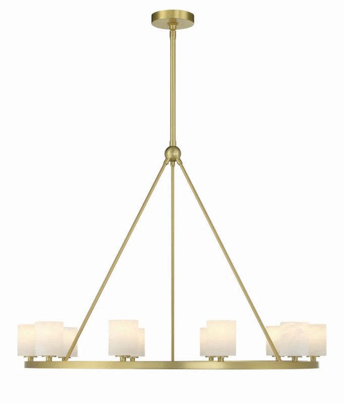 Agron 12 Light Alabaster Chandelier