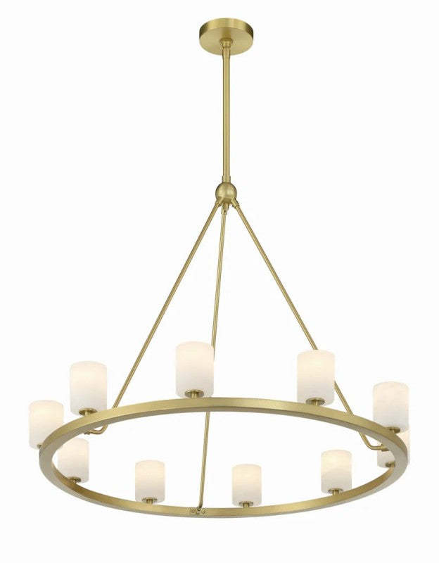 Agron 12 Light Alabaster Chandelier