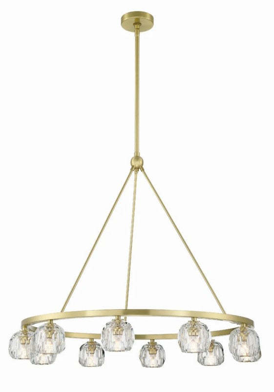 Agron 10 Light Crystal Chandelier