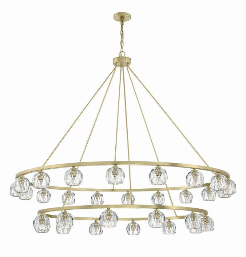 Agron 30 Light Crystal Chandelier