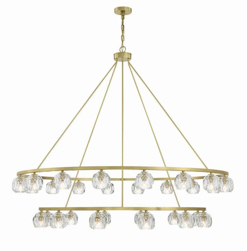 Agron 30 Light Crystal Chandelier