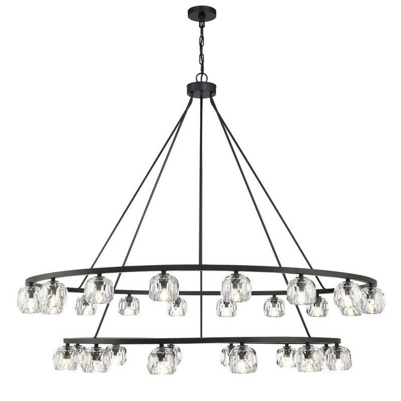Agron 30 Light Crystal Chandelier