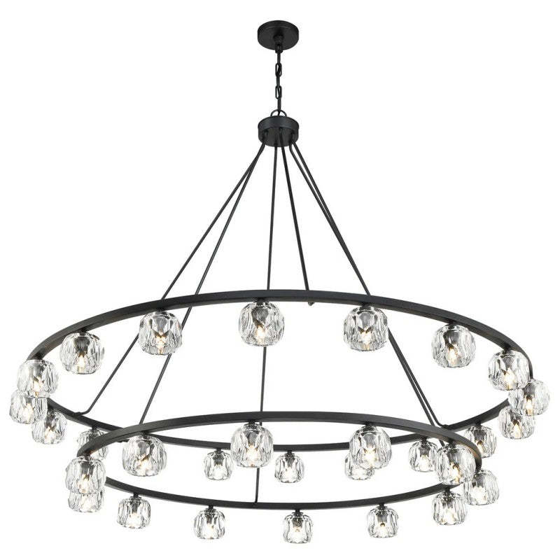 Agron 30 Light Crystal Chandelier