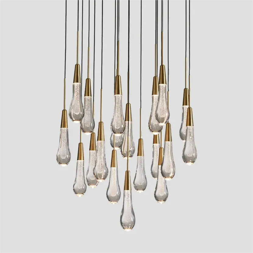 Soltaire Modern Round Glass Chandelier 17'' 24'' 36'' 58'' Chandelier Kevin Studio Inc
