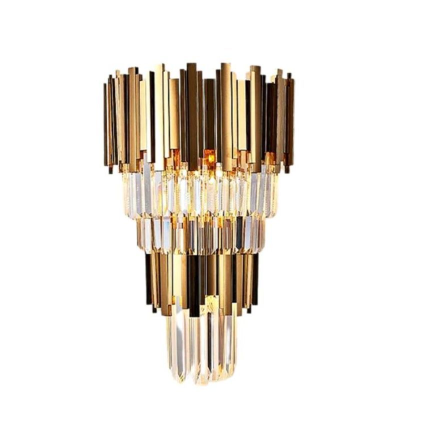 Bourbons Grand Crystal Sconce chandeliers for dining room,chandeliers for stairways,chandeliers for foyer,chandeliers for bedrooms,chandeliers for kitchen,chandeliers for living room Rbrights