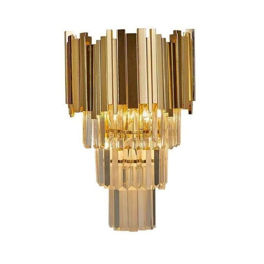 Bourbons Crystal Sconce chandeliers for dining room,chandeliers for stairways,chandeliers for foyer,chandeliers for bedrooms,chandeliers for kitchen,chandeliers for living room Rbrights