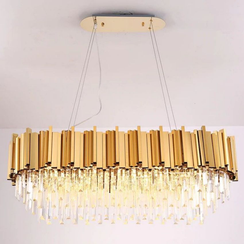 Bourbons Felipe Crystal Oval Chandelier chandeliers for dining room,chandeliers for stairways,chandeliers for foyer,chandeliers for bedrooms,chandeliers for kitchen,chandeliers for living room Rbrights
