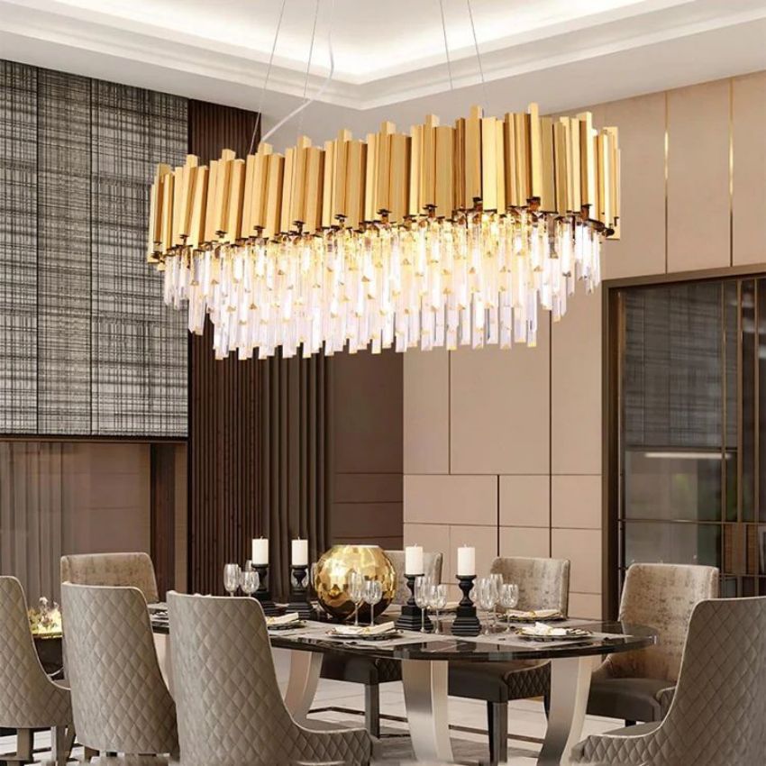 Bourbons Felipe Crystal Oval Chandelier chandeliers for dining room,chandeliers for stairways,chandeliers for foyer,chandeliers for bedrooms,chandeliers for kitchen,chandeliers for living room Rbrights