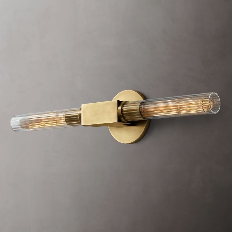 Cania Linear Sconce wall sconce for bedroom,wall sconce for dining room,wall sconce for stairways,wall sconce for foyer,wall sconce for bathrooms,wall sconce for kitchen,wall sconce for living room Rbrights Lacquered Burnished Brass