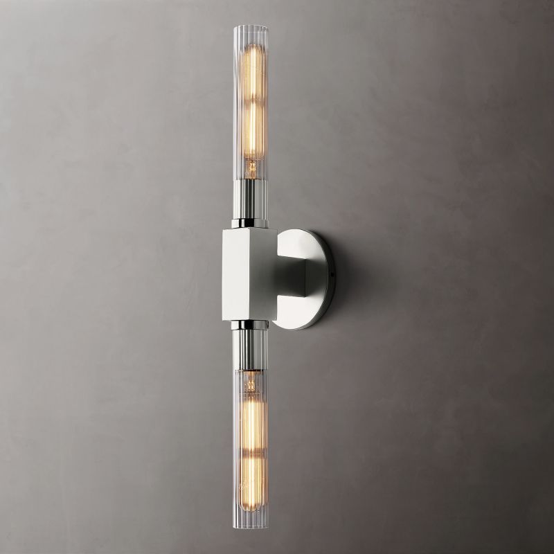 Cania Linear Sconce wall sconce for bedroom,wall sconce for dining room,wall sconce for stairways,wall sconce for foyer,wall sconce for bathrooms,wall sconce for kitchen,wall sconce for living room Rbrights Polished Nickel
