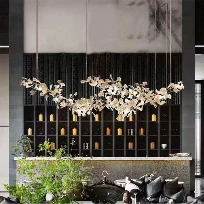 Ceramic Ginkgo Chandelier – Lightingside