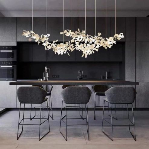 Ceramic Ginkgo Chandelier – Lightingside