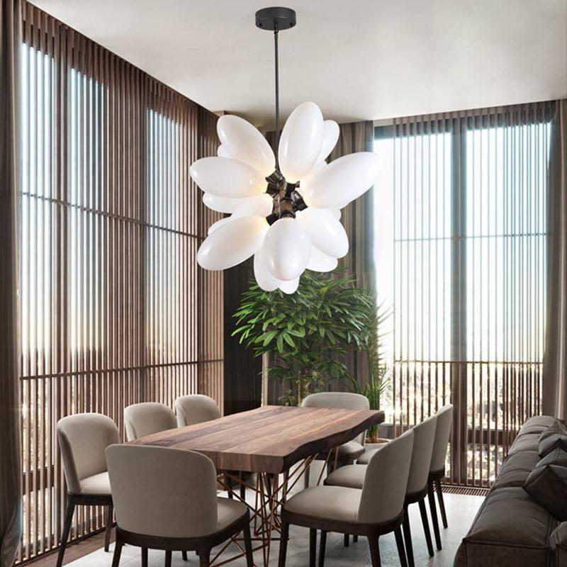 Esaer Artistic Linear Grape Chandelier chandeliers for dining room,chandeliers for stairways,chandeliers for foyer,chandeliers for bedrooms,chandeliers for kitchen,chandeliers for living room Rbrights 41.7" L X 20.9" W X 32.7" H Gold