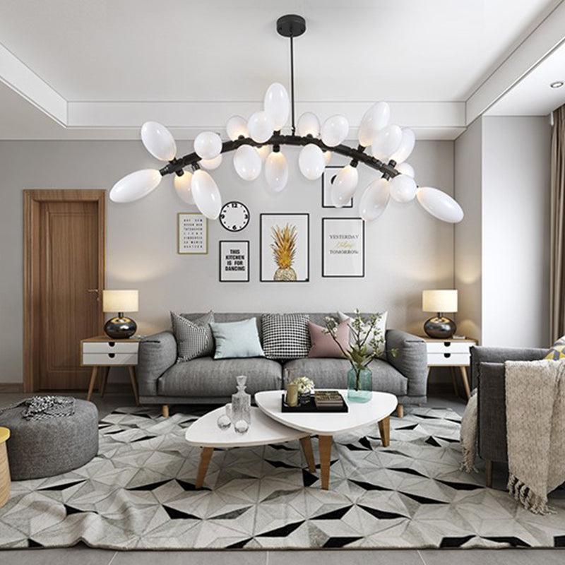 Esaer Artistic Linear Grape Chandelier chandeliers for dining room,chandeliers for stairways,chandeliers for foyer,chandeliers for bedrooms,chandeliers for kitchen,chandeliers for living room Rbrights