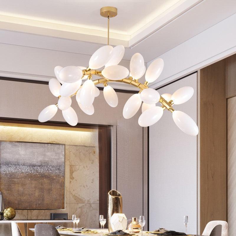 Esaer Linear Grape Chandelier 57" L chandeliers for dining room,chandeliers for stairways,chandeliers for foyer,chandeliers for bedrooms,chandeliers for kitchen,chandeliers for living room Rbrights