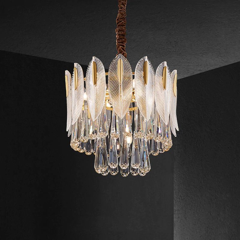 Floray 2-Tier Crystal Chandelier 18" chandeliers for dining room,chandeliers for stairways,chandeliers for foyer,chandeliers for bedrooms,chandeliers for kitchen,chandeliers for living room Rbrights