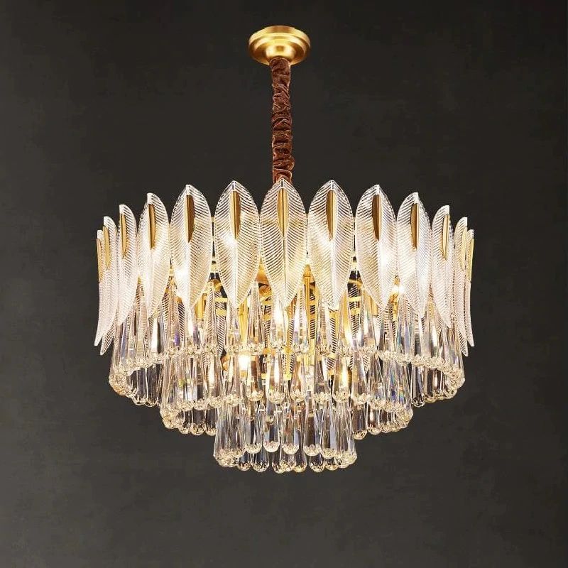 Floray 3-Tier Crystal Chandelier 24" chandeliers for dining room,chandeliers for stairways,chandeliers for foyer,chandeliers for bedrooms,chandeliers for kitchen,chandeliers for living room Rbrights