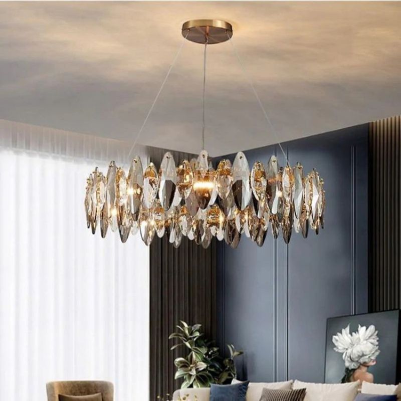 Frare Crystal Ring Chandelier 24" chandeliers for dining room,chandeliers for stairways,chandeliers for foyer,chandeliers for bedrooms,chandeliers for kitchen,chandeliers for living room Rbrights