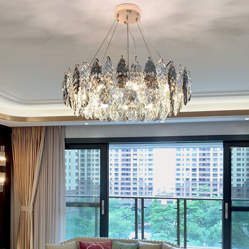 Frare Leaf Ring Chandelier 32" chandeliers for dining room,chandeliers for stairways,chandeliers for foyer,chandeliers for bedrooms,chandeliers for kitchen,chandeliers for living room Rbrights