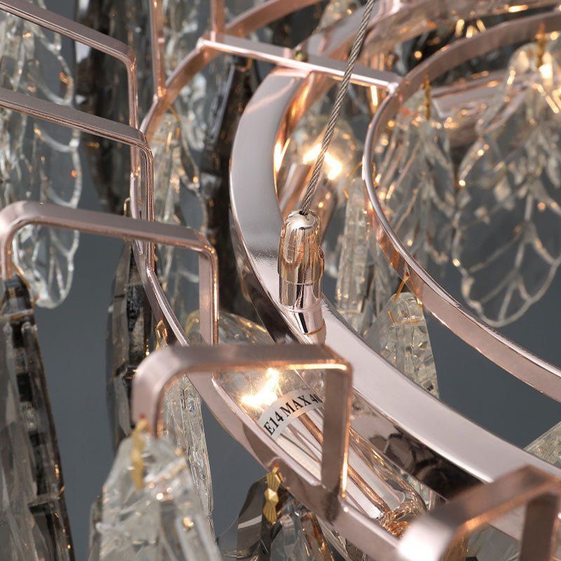 Frare Leaf Ring Chandelier 32" chandeliers for dining room,chandeliers for stairways,chandeliers for foyer,chandeliers for bedrooms,chandeliers for kitchen,chandeliers for living room Rbrights