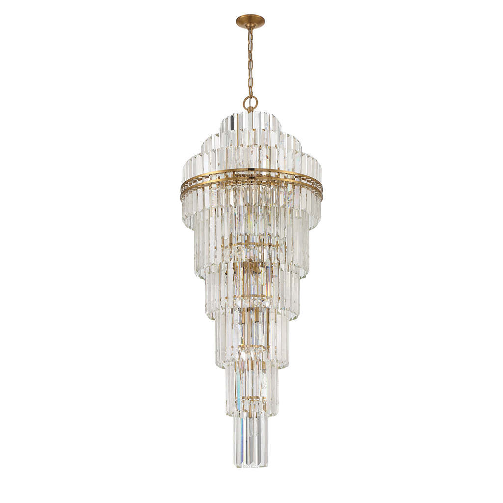 Hayer Multi-Layer Crystal 31 Light Chandelier