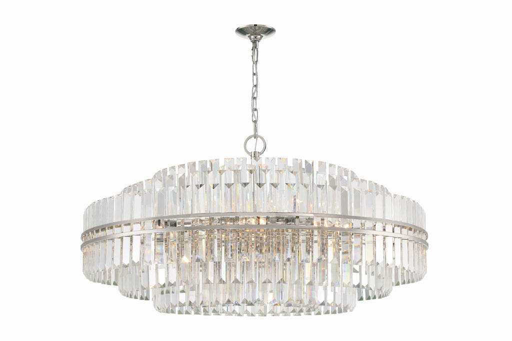 Hayer Round Crystal 32 Light Chandelier