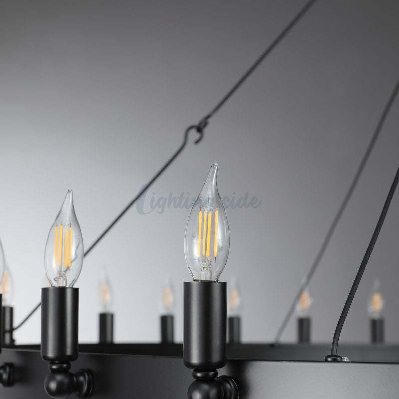 Camino Vintage Candelabra Round Chandelier