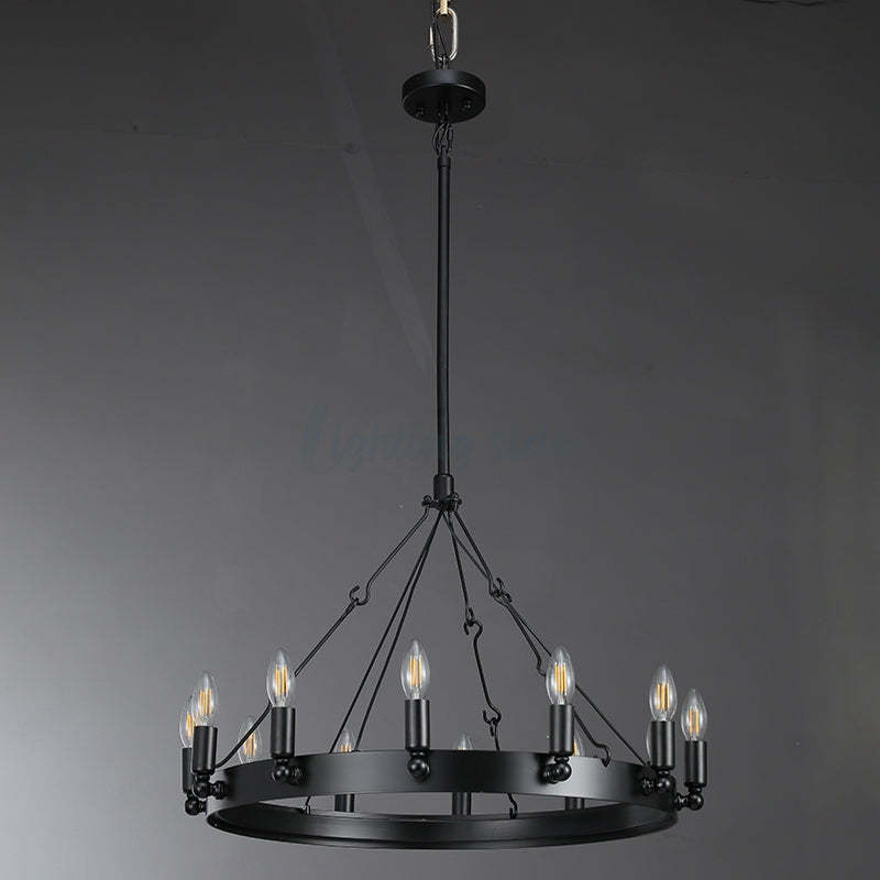 Camino Vintage Candelabra Round Chandelier