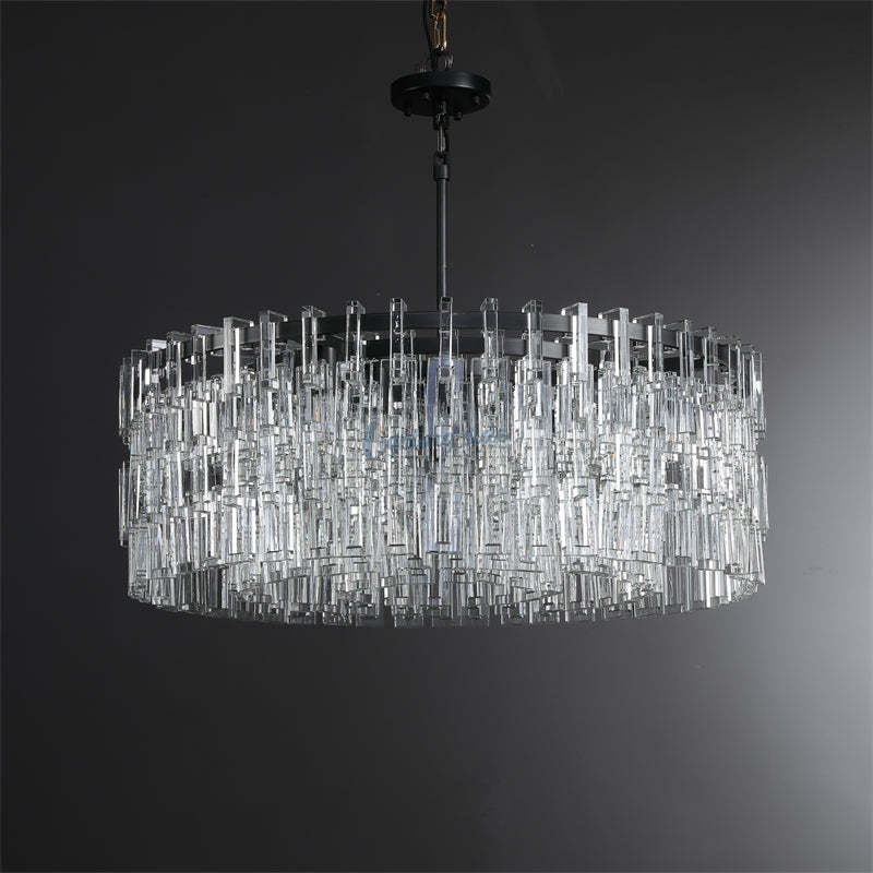 Marigna Modern Round Crystal Chandelier 36"