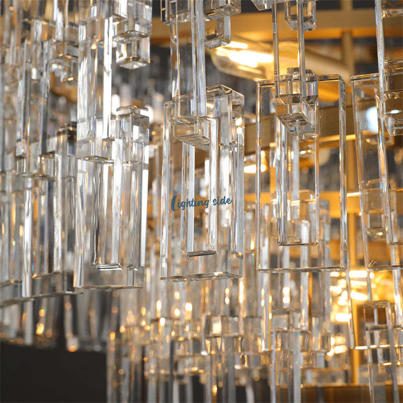 Marigna Modern Round Crystal Chandelier 36"