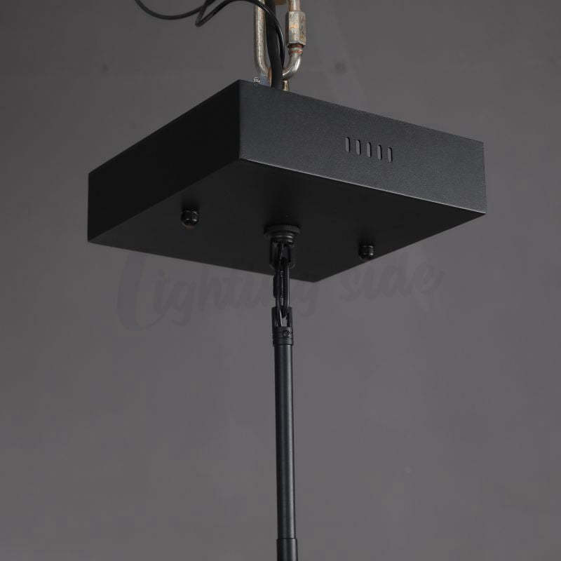Alessia Retro American Vintage Iron Rectangular Chandelier