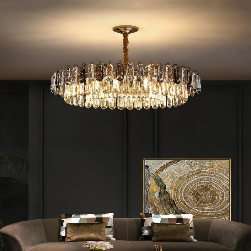 Irey Luxury Crystal Chandelier chandeliers for dining room,chandeliers for stairways,chandeliers for foyer,chandeliers for bedrooms,chandeliers for kitchen,chandeliers for living room Rbrights   
