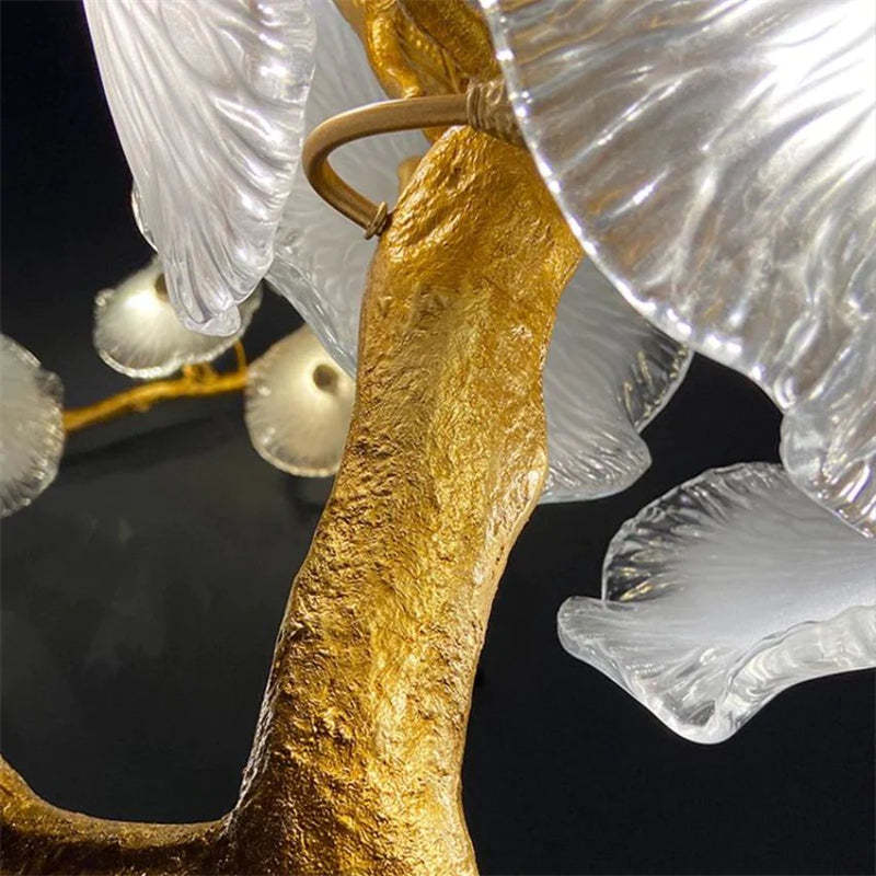 Kacey Modern Luxury Leaf glass flower Ceiling Chandelier chandeliers for dining room,chandeliers for stairways,chandeliers for foyer,chandeliers for bedrooms,chandeliers for kitchen,chandeliers for living room Rbrights