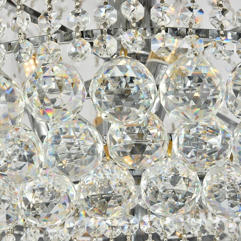 Kaler Elegant Luxury Living Room Three Tier Crystal Chandelier 30" D chandeliers for dining room,chandeliers for stairways,chandeliers for foyer,chandeliers for bedrooms,chandeliers for kitchen,chandeliers for living room Rbrights