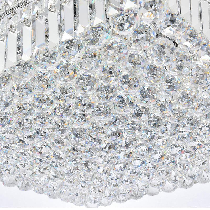 Kaler Elegant Luxury Square Living Room Ceiling Chandelier, Crystal Ceiling Light chandeliers for dining room,chandeliers for stairways,chandeliers for foyer,chandeliers for bedrooms,chandeliers for kitchen,chandeliers for living room Rbrights