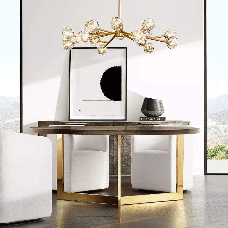 Kristal Clear Glass Round Chandelier 48" chandeliers for dining room,chandeliers for stairways,chandeliers for foyer,chandeliers for bedrooms,chandeliers for kitchen,chandeliers for living room Rbrights