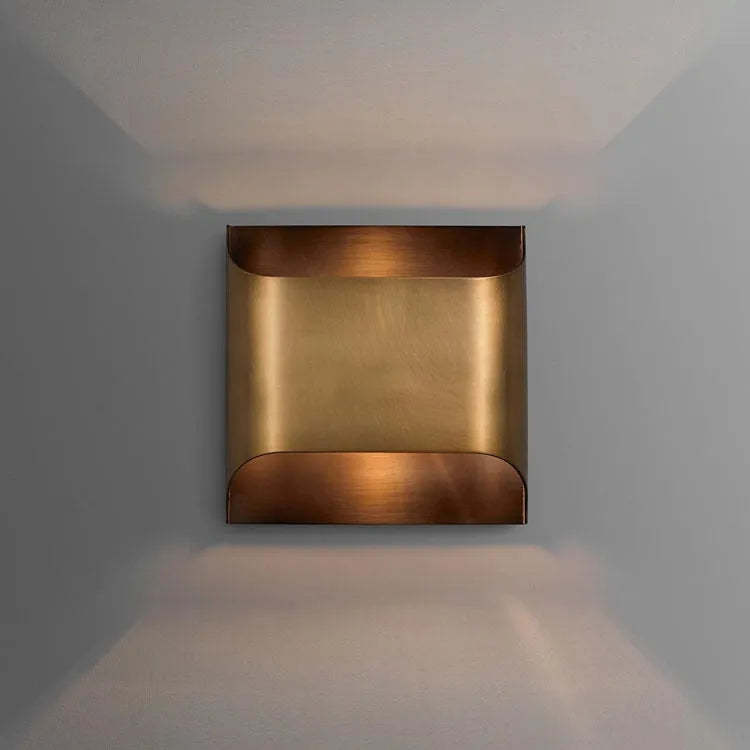 Unity Modern Brass Square Wall Sconce For Bedroom, Living Room wall sconce J-CHANDELIER