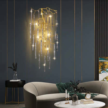 Beathe Light Luxury Crystal Branch Wall Sconce Wall Sconce J-CHANDELIER   
